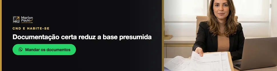 Mande os documentos da obra para a MP Assessoria Contábil